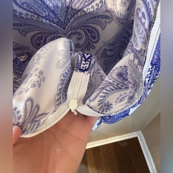 Alyx Purple white Paisley women’s dress 8 - Picture 9 of 9